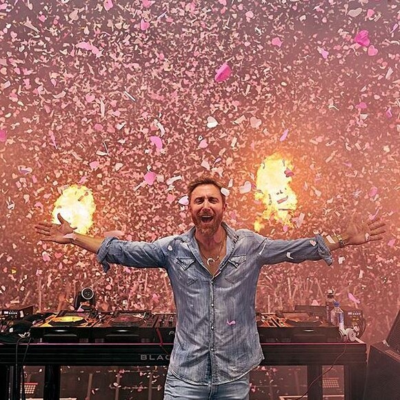 David Guetta à Ibiza. Août 2019.