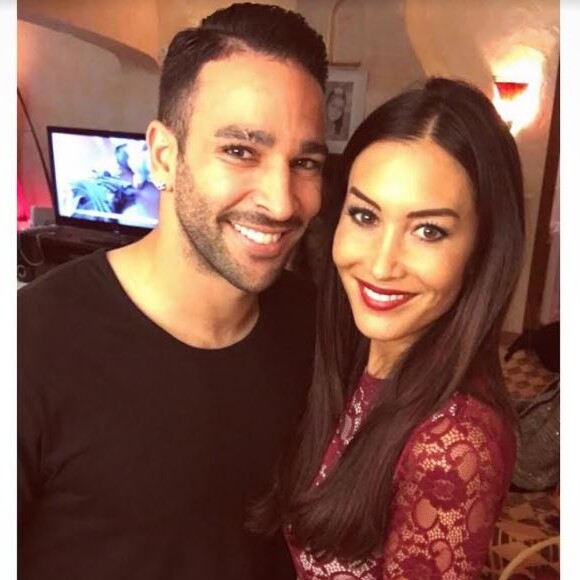 Adil Rami et Sidonie Biémont