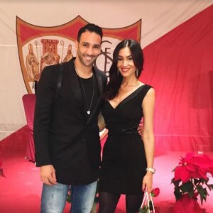 Adil Rami et Sidonie Biémont