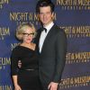 Rachael Harris et Christian Hebel - Première du film "Une Nuit au Musée : le secret des Pharaons" à New York le 11 décembre 2014.