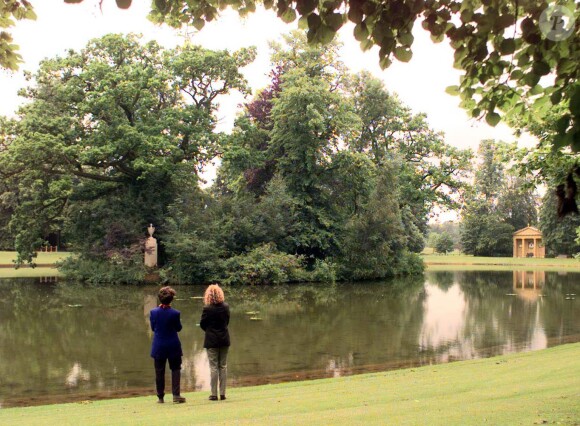 La tombe de la princesse Diana au domaine d'Althorp dans le Northamptonshire. A l'occasion de son 56ème anniversaire, un service religieux devait avoir lieu en présence de la famille, en toute intimité. Le 1er juillet 2017