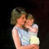 La princesse Lady Diana et son fils Harry en 1986.