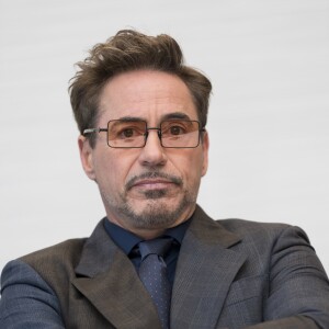 Robert Downey Jr. - Les acteurs du film "Avengers : Endgame" en conférence de presse à l'hôtel InterContinental à Los Angeles, le 7 avril 2019.