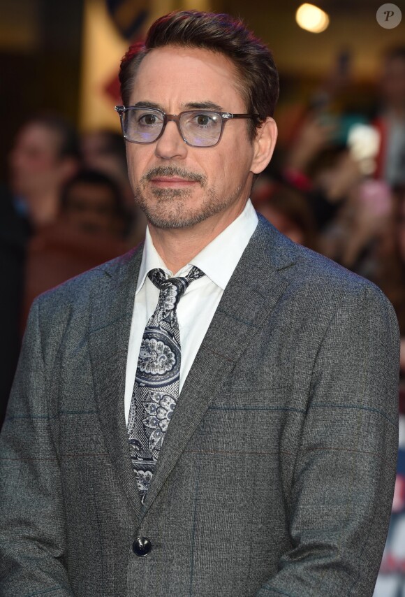 Robert Downey Jr. à la première de "Captain America: Civil War" à Londres, le 26 avril 2016.