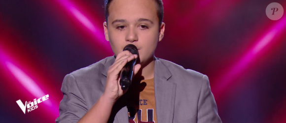Matthias - "The Voice Kids 2019", le 6 septembre 2019 sur TF1.