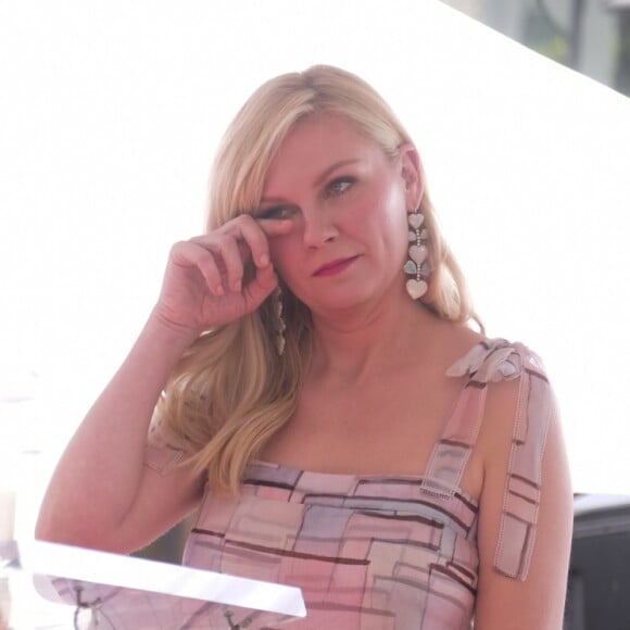 Kirsten Dunst reçoit son étoile sur le Walk of Fame de Hollywood Boulevard à Los Angeles, le 29 août 2019 © Clinton Wallace/Globe Photos via Zuma/Bestimage