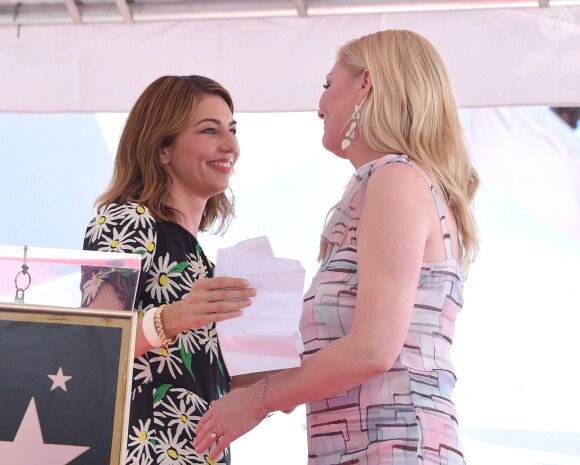 Sofia Coppola et Kirsten Dunst - Kirsten Dunst reçoit son étoile sur le Walk of Fame de Hollywood Boulevard à Los Angeles, le 29 août 2019.