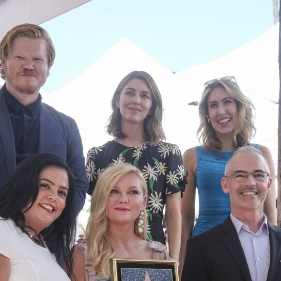 Kirsten Dunst avec son fiancé Jesse Plemons, Sofia Coppola, Rana Ghadban - Kirsten Dunst reçoit son étoile sur le Walk of Fame de Hollywood Boulevard à Los Angeles, le 29 août 2019 © Clinton Wallace/Globe Photos