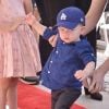 Ennis, le fils de Kirsten Dunst et Jesse Plemons - Kirsten Dunst reçoit son étoile sur le Walk of Fame de Hollywood Boulevard à Los Angeles, le 29 août 2019.
