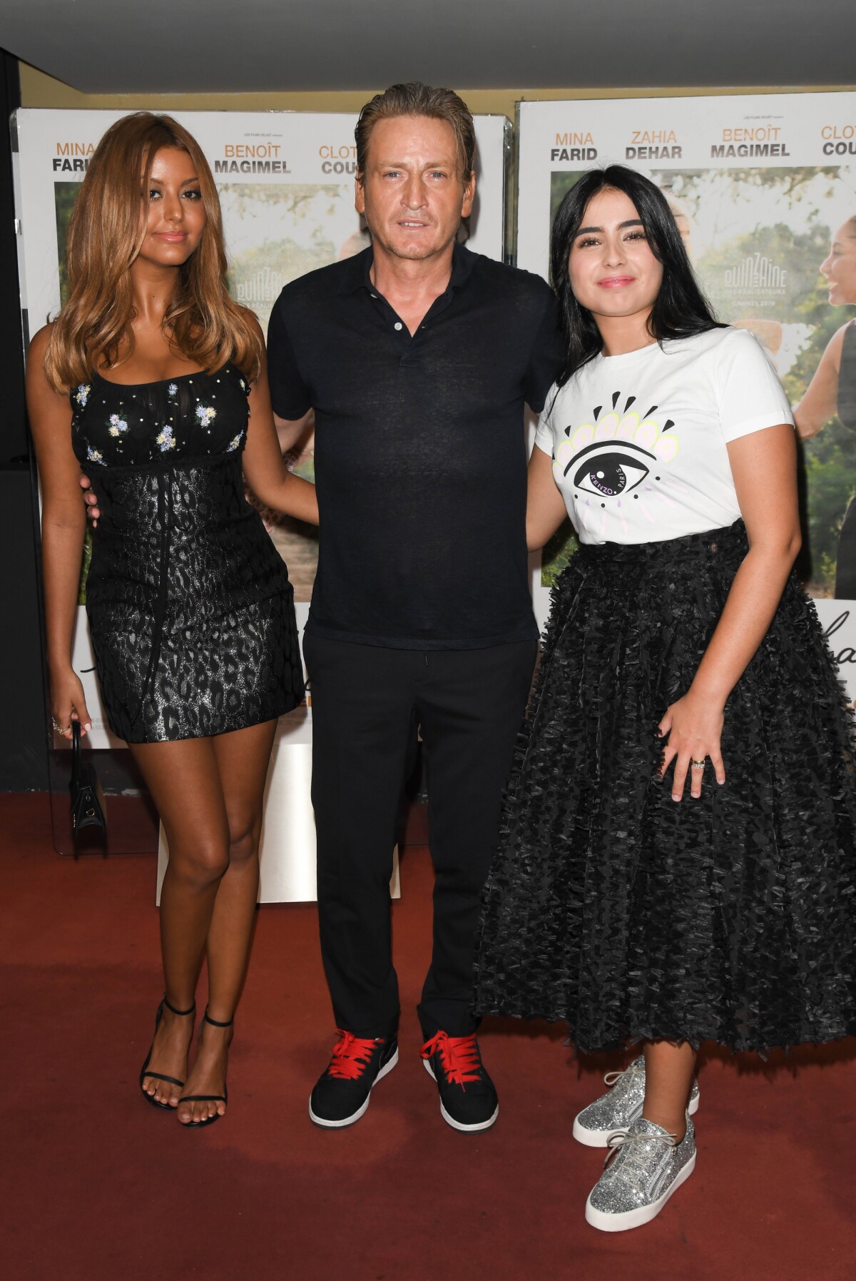 Photo Zahia Dehar Benoît Magimel Et Mina Farid à Lavant Première Du Film Une Fille Facile 6867