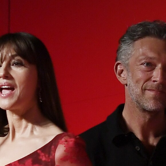 Monica Bellucci et Vincent Cassel lors de la première du film "Irreversible" pendant le 76ème Festival du Film de Venise la Mostra à Venise en Italie le 31 Août 2019.