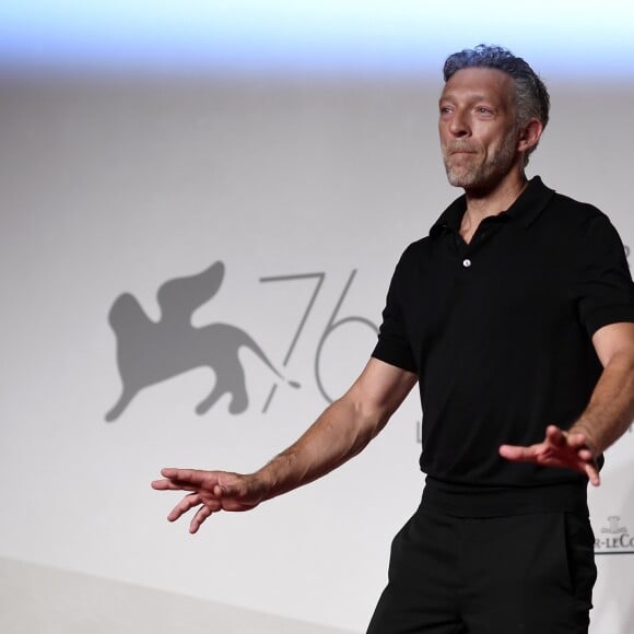 Vincent Cassel lors de la première du film "Irreversible" pendant le 76ème Festival du Film de Venise. Venise, le 31 août 2019.