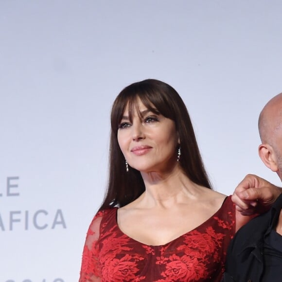 Monica Bellucci, Gaspar Noé et Vincent Cassel lors de la première du film "Irreversible" pendant le 76ème Festival du Film de Venise la Mostra à Venise en Italie le 31 Août 2019.