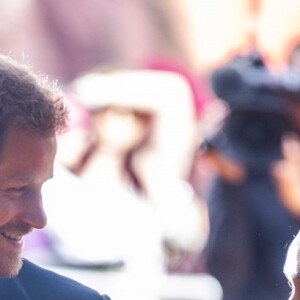 Le prince Harry, duc de Sussex, et Meghan Markle, duchesse de Sussex, à la première du film "Le Roi Lion" à Londres, le 14 juillet 2019.