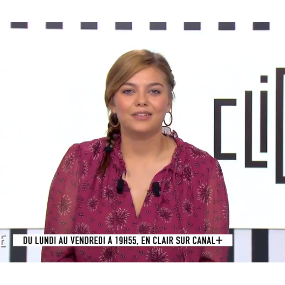 Louane dans Clique sur Canal + le 3 septembre 2019