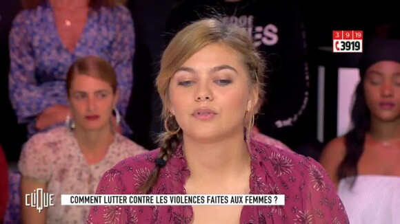 Louane dans Clique, sur Canal + le mardi 3 septembre 2019.