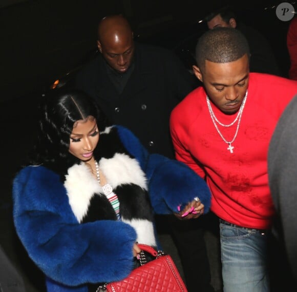 Nicki Minaj arrive à la soirée Sundays Grammy au club Argyle à Hollywood le 10 février 2019. © CPA / Bestimage