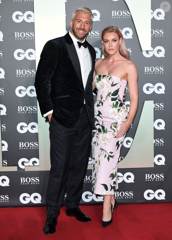 Chris Robshaw, Camilla Kerslake - Photocall de la soirée "GQ Men of the Year" Awards à Londres le 3 septembre 2019.