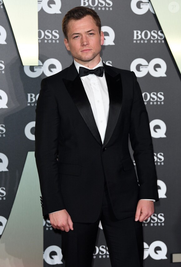 Taron Egerton - Photocall de la soirée "GQ Men of the Year" Awards à Londres le 3 septembre 2019.