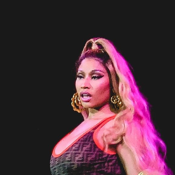 Nicki Minaj en concert lors de sa tournée Nicki World Tour au Birmingham Arena à Birmingham, Royaume Uni, le 14 mars 2019