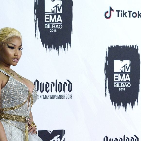 Nicki Minaj à la press room du MTV Europe Music Awards à Bilbao en Espagne, le 4 novembre 2018