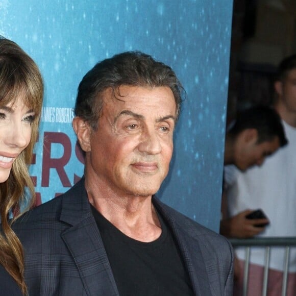 Sylvester Stallone, sa femme Jennifer Flavin - Avant-première du film "47 Meters Down: Uncaged" au Regency Village Theater à Westwood, Los Angeles, le 13 août 2019.