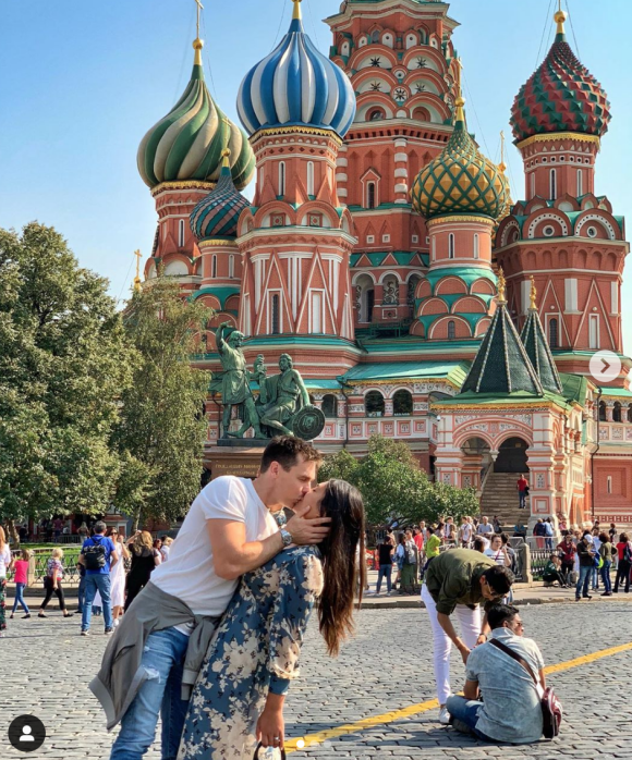 Louis et Marie Ducruet voyagent en Russie le 7 septembre 2019.