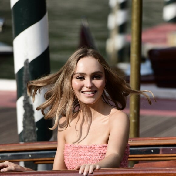 Lily-Rose Depp - Les célébrités arrivent au Lido lors de la 76ème édition du festival du film de Venise, La Mostra, le 2 septembre 2019.