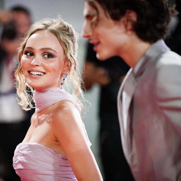 Lily-Rose Depp , Timothée Chalamet lors du 76ème festival international du film de Venise, la Mostra le 2 septembre 2019. © Imago / Panoramic / Bestimage