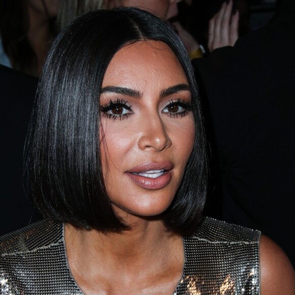 Kim Kardashian au défilé Prêt à porter Serena Williams Printemps/Eté 2020 lors de la Fashion Week de New York City, New York, Etats-Unis, le 10 septembre 2019.