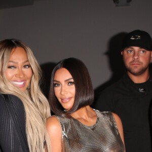 La La Anthony et Kim Kardashian au défilé Prêt à porter Serena Williams Printemps/Eté 2020 lors de la Fashion Week de New York City, New York, Etats-Unis, le 10 septembre 2019. © Sonia Moskowitz/Globe Photos/Zuma Press/Bestimage