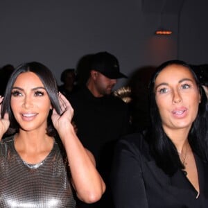 La La Anthony et Kim Kardashian au défilé Prêt à porter Serena Williams Printemps/Eté 2020 lors de la Fashion Week de New York City, New York, Etats-Unis, le 10 septembre 2019. © Sonia Moskowitz/Globe Photos/Zuma Press/Bestimage