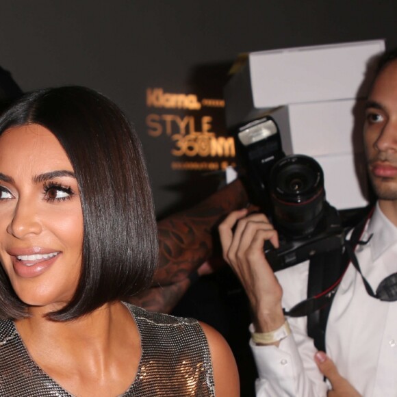 La La Anthony et Kim Kardashian au défilé Prêt à porter Serena Williams Printemps/Eté 2020 lors de la Fashion Week de New York City, New York, Etats-Unis, le 10 septembre 2019. © Sonia Moskowitz/Globe Photos/Zuma Press/Bestimage