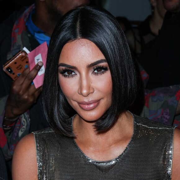 Kim Kardashian au défilé Prêt à porter Serena Williams Printemps/Eté 2020 lors de la Fashion Week de New York City, New York, Etats-Unis, le 10 septembre 2019.