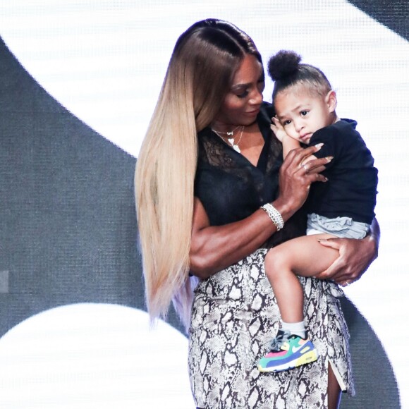 Serena Williams, Alexis Olympia Ohanian Jr. au défilé Prêt à porter Serena Williams Printemps/Eté 2020 lors de la Fashion Week de New York City, New York, Etats-Unis, le 10 septembre 2019.