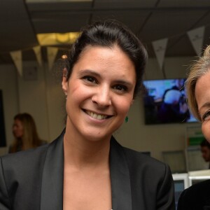 Apolline de Malherbe et Claire Chazal à l'opération Charity Day chez Aurel BCG partners à Paris le 11 septembre 2019. © Veeren / Bestimage