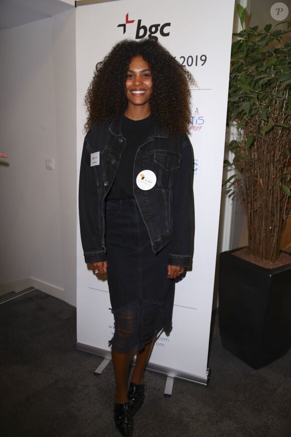 Tina Kunakey à l'opération Charity Day chez Aurel BCG partners à Paris le 11 septembre 2019. © Gwendoline Le Goff / Panoramic / Bestimage