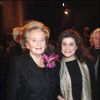 Cecilia Bartoli et Bernadette Chirac - Les 10 ans des Victoires de la musique classique, Théâtre du Châtelet de Paris, le 27 février 2003.