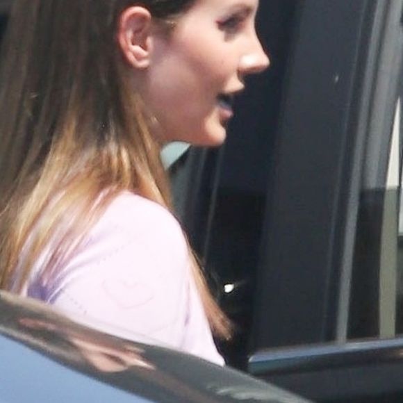 Lana Del Rey sur le tournage du nouveau clip vidéo pour le film "Charlie's Angels", Los Angeles, le 13 juillet 2019.