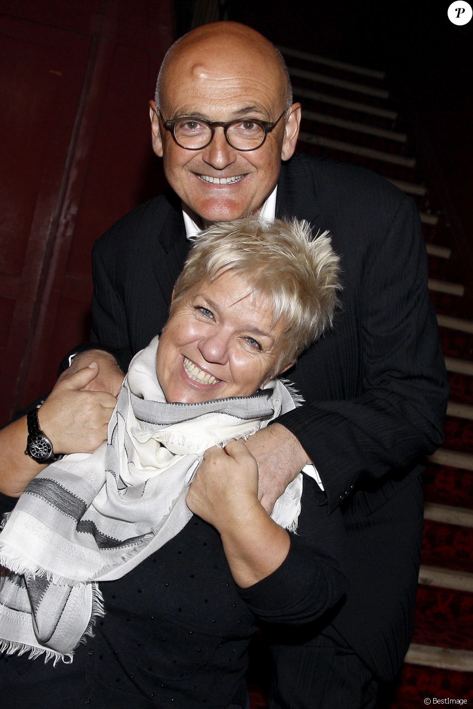 Mimie Mathy et son mari Benoist Gérard - portrait à Paris le 7 mars 2015 - Purepeople