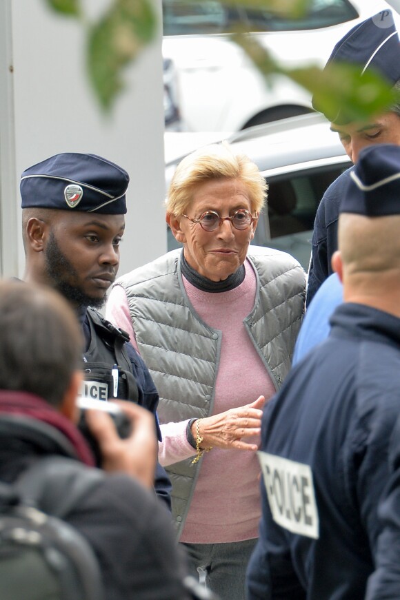 Isabelle Balkany - Arrivées des époux Balkany au tribunal de Paris pour entendre la sentence concernant leur procès pour fraude fiscale le 13 septembre 2019.