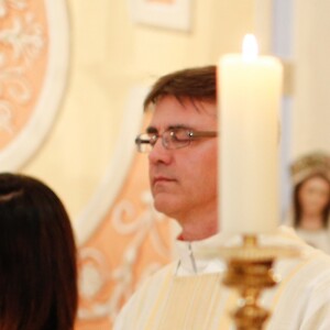 Mariage religieux en l'église de Villanova d' Alizée et Grégoire Lyonnet - Villanova le 18 juin 2016 © Olivier Huitel - Olivier Sanchez / Bestimage