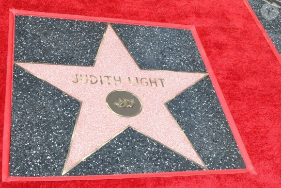 Judith Light inaugure son étoile sur le "Walk of Fame" de Los Angeles, le 12 septembre 2019.