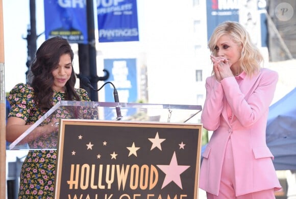 America Ferrera et Judith Light - Judith Light inaugure son étoile sur le "Walk of Fame" de Los Angeles, le 12 septembre 2019.