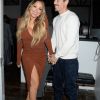 Mariah Carey et son compagnon Bryan Tanaka dans les rues d'Hollywood, Los Angeles, le 17 septembre 2019.