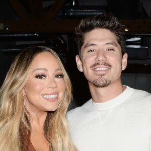 Mariah Carey et son compagnon Bryan Tanaka dans les rues d'Hollywood, Los Angeles, le 17 septembre 2019.