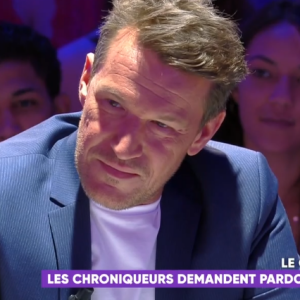 Benjamin Castaldi très ému dans "Touche pas à mon poste", le 18 septembre 2019, sur C8