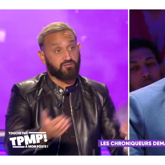 Benjamin Castaldi très ému dans "Touche pas à mon poste", le 18 septembre 2019, sur C8