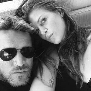 Benjamin Castaldi et sa femme Aurore Aleman - Instagram, juillet 2018