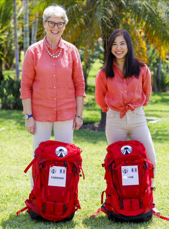 Fabienne et Jade, candidats de "Pékin Express 2019", photo officielle de M6